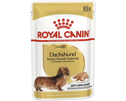 Kapsičky pro psy ROYAL CANIN Dachshund Adult 1 balení 12x85 g Royal Canin Adult Dachshund krmivo pro psy, 85 gramů