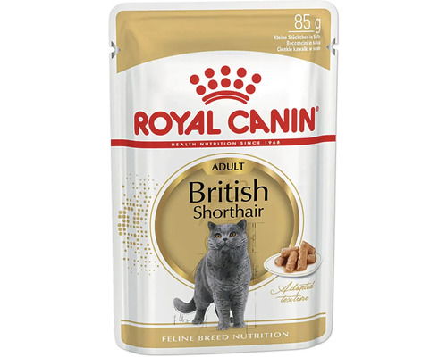 Kapsička pro kočky Royal Canin FBN British Shorthair 85 g Krmivo pro dospělé kočky Royal Canin British Shorthair, 85 gramů