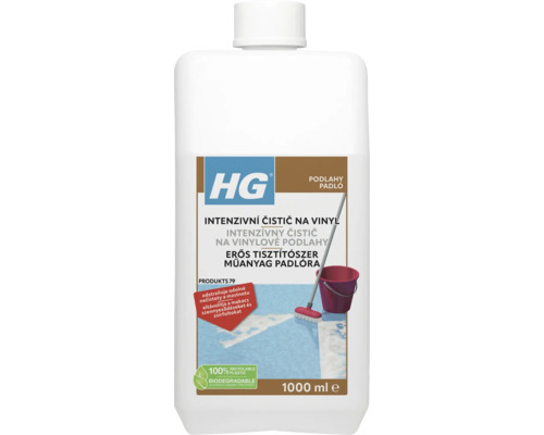 HG intenzivní čistič pro podlahy z umělých materiálů 1L HG Intenzivní čistič na vinylové podlahy, 1000 ml