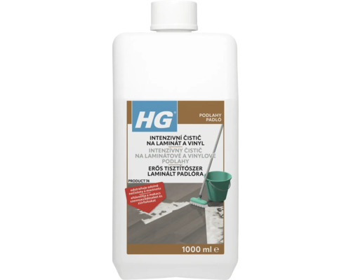 HG intenzivní čistič pro laminátové plovoucí podlahy 1 l HG intenzivní čistič na laminát a vinyl v 1000 ml lahvi