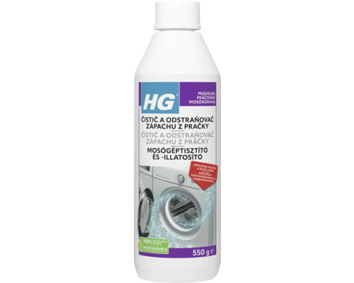HG prostředek na odstranění zápachu z pračky 0,5 l HG čistič pračky a odstraňovač zápachu, láhev