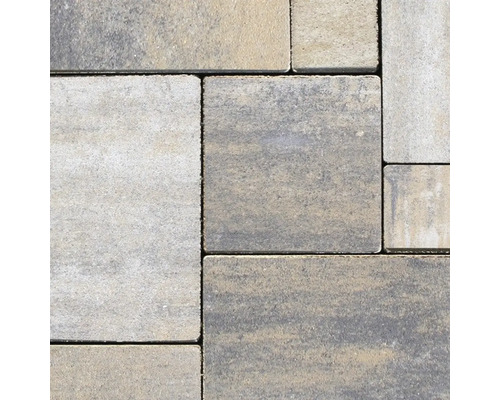 Detail dlažebních kostek různých velikostí