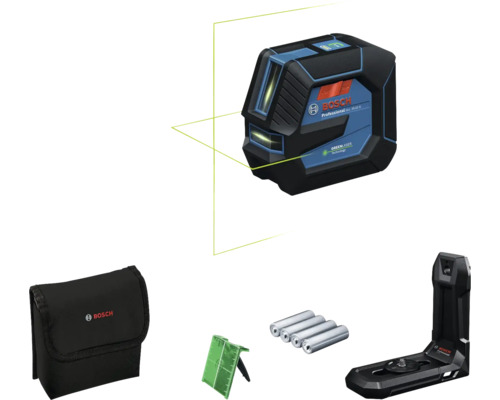 Křížový čárový laser Bosch Professional GLL 20-22 G s příslušenstvím