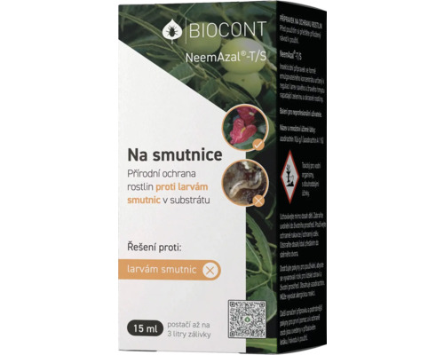 Biologický přípravek pro pokojové rostliny na larvy smutnic v substrátu Biocont 15 ml