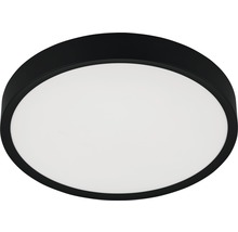 Kulaté stropní svítidlo s černým rámem