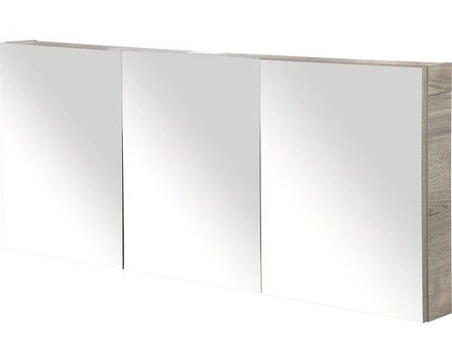 Zrcadlová skříňka se třemi dvířky do koupelny