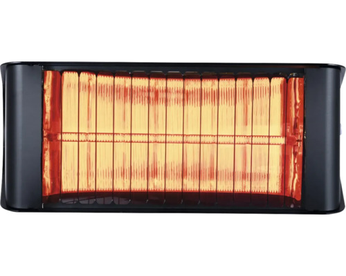 Detail zapnutého ohřívače