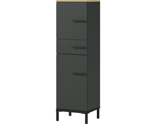 Skříňka střední Germania GW-YONKERS šedá dub 34 x 123 x 34 cm 2671-549 Koupelnová skříňka s dvířky a zásuvkami