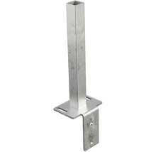 Kovový držák sloupku se čtvercovým sloupkem