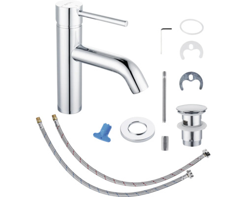 Umyvadlová baterie s montážním příslušenstvím