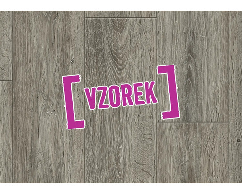 Vzorek laminátové podlahy s dřevěným vzhledem