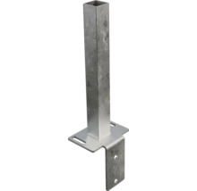 Kovová patka sloupku se čtvercovým sloupkem