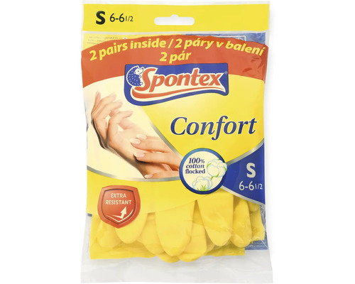 Spontex Confort rukavice, velikost S, dva páry