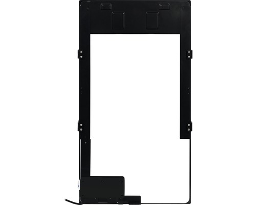 Montážní rám pro bezpečnou a snadnou instalaci.