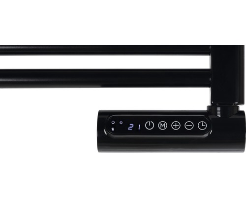 Elektrický sušák ručníků s ovládacím panelem