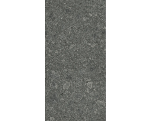 Keramická dlažba 120x60x2 cm Pebbles Dark Grey Vzor dlaždic s kamenným vzhledem