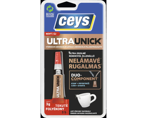 Ceys Ultra Unick vteřinové lepidlo v blistrovém balení