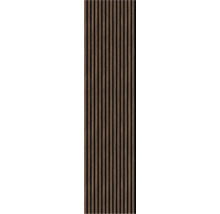 Dřevěný panel s lamelovou strukturou pro design stěn