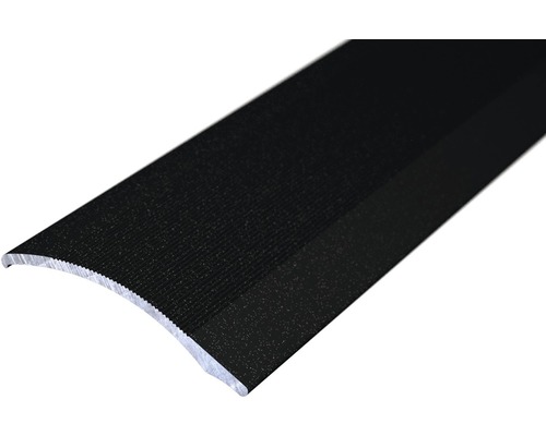 Vyrovnávací profil 1000 mm x 38 mm hliníkový nalepovací antracit Černý schodový profil z hliníku