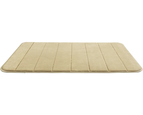 Obdélníková koupelnová rohož s podélnými zářezy.