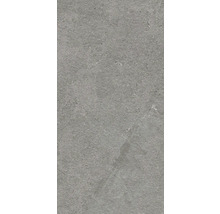 Šedá dlaždice z jemné kameniny s matným povrchem