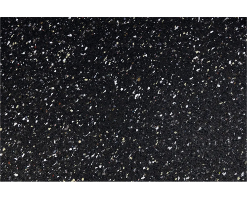 Černá gumová rohož s barevnými tečkami pro fitness a studio