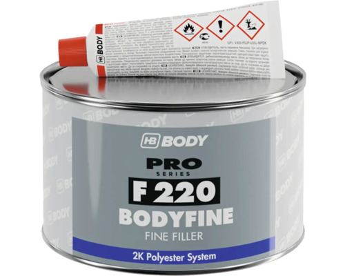 HB Body Pro Series F 220 jemný tmel s tužidlem