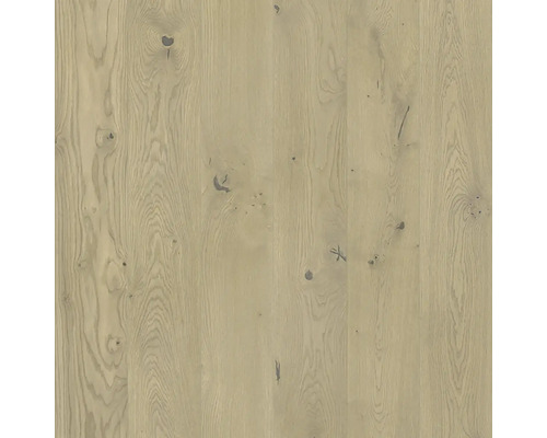 Detail světlé dubové parketové podlahy se suky