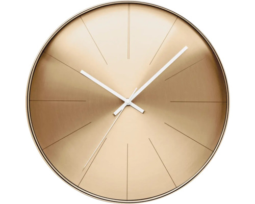 Kulaté nástěnné hodiny s ciferníkem a ručičkami