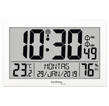 Bezdrátová meteostanice s digitálním zobrazením času, data, teploty a vlhkosti