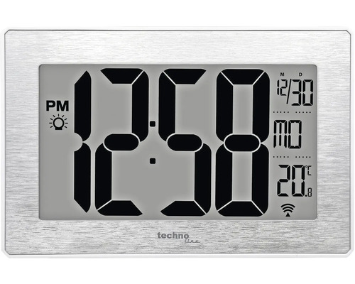 Rádiem řízený budík Techno Line s digitálním displejem