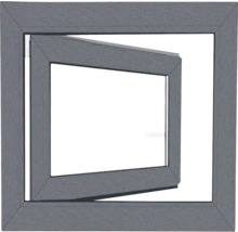 Plastové okno ARON 2.0 OS1 RAL9006/bílá 90x90 cm P