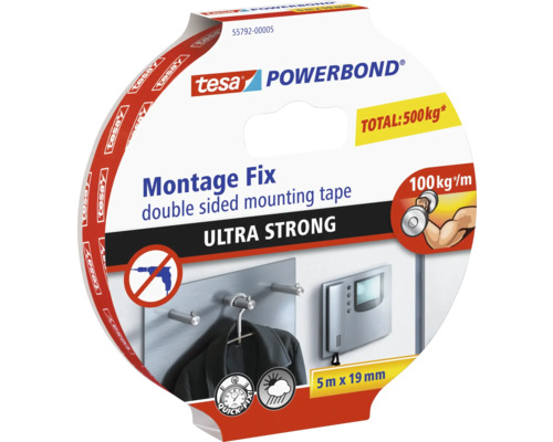 Montážní páska Tesa UltraStrong 5 m x 19 mm