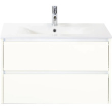 Skříňka pod umyvadlo se dvěma zásuvkami a armaturou