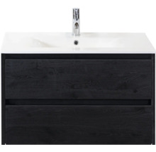 Skříňka pod umyvadlo se dvěma zásuvkami a umyvadlem