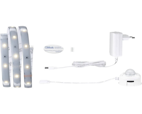 MaxLED pásek Paulmann Comfort Set Bett 78893 4 W 300 lm 2700 K 1 m teplá bílá s pohybovým senzorem Sada LED pásků se snímačem pohybu, napájecím zdrojem a lepicími pásky 3M