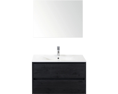 Skříňka pod umyvadlo se zrcadlem do koupelny