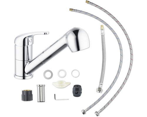 Kuchyňská baterie s výsuvnou sprchou a příslušenstvím