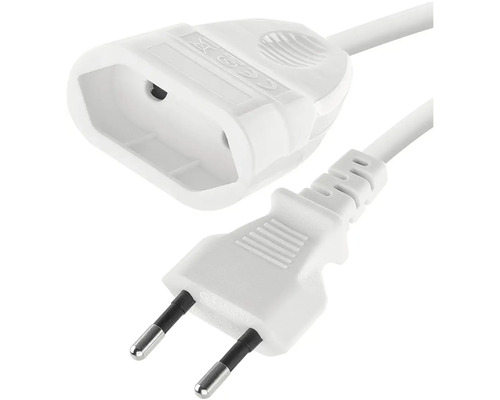 Prodlužovací kabel s ochrannou kontaktní zástrčkou a spojkou