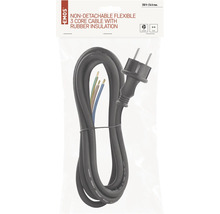 Neodpojitelný flexibilní třížilový kabel s gumovou izolací