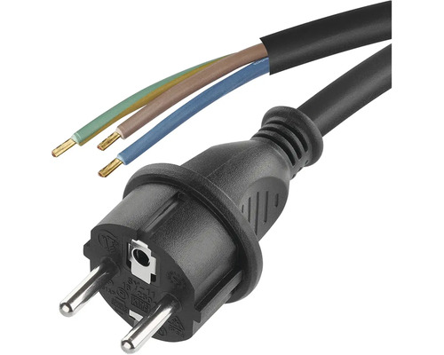 Zástrčka Schuko s otevřeným koncem kabelu