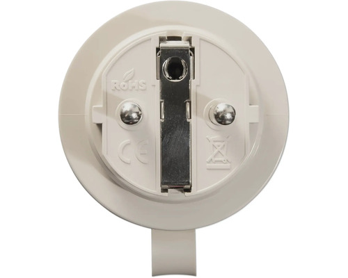 Zadní strana síťové zástrčky s označením RoHS a CE