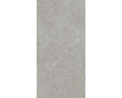 Dlažba imitace kamene NARVIK silver 30x60 cm Šedá podlahová dlaždice s kamenným vzhledem