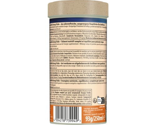 Tetra Goldfish Energy Sticks kompletní krmivo pro zlaté rybky 93 gramů