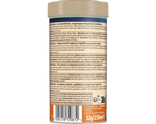Tetra Goldfish Flakes krmivo pro ryby 52 gramů dóza