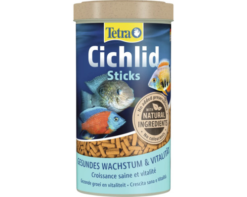 Tetra Cichlid Sticks krmivo pro ryby pro zdravý růst