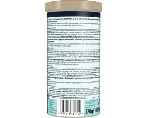Tetra Cichlid Sticks krmivo pro ryby, 320 gramů