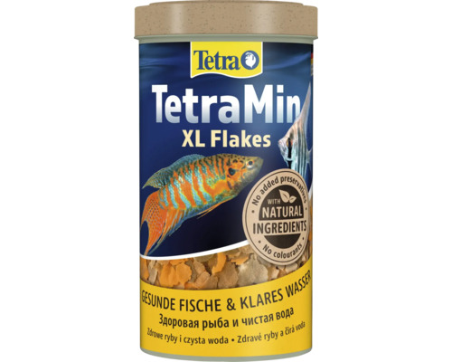 Krmivo pro ryby, vločkové TetraMin vločky XL 500 ml TetraMin XL Flakes krmivo pro ryby pro zdravé ryby a čistou vodu