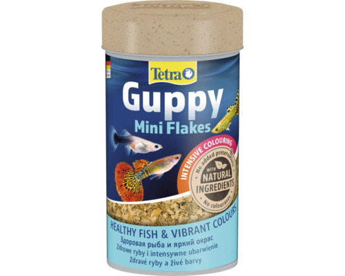 Krmivo pro ryby Tetra Guppy Mini Flakes