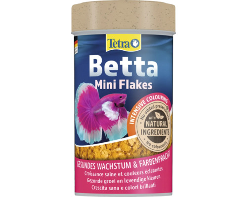 Tetra Betta Mini Flakes krmivo pro ryby dóza